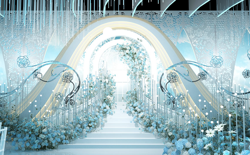 夹江釡香烙馍村水晶厅效果展示